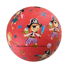 Cartoon Design Rubber Playground Ball Toys